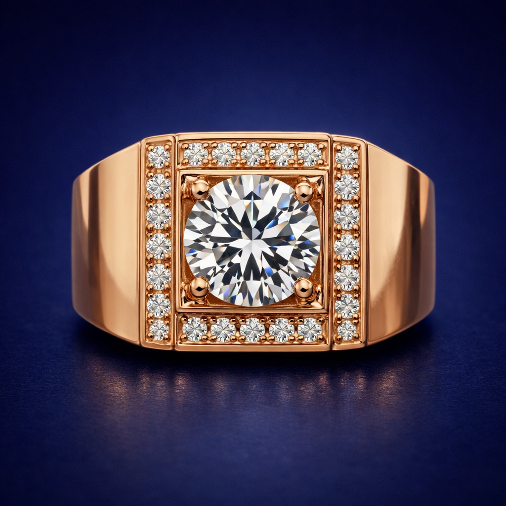 Rose Gold Signet Ring