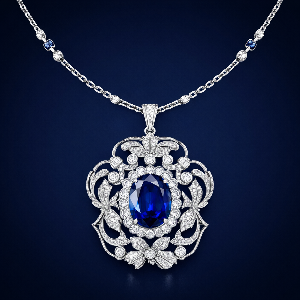 Moonlit Cascade Necklace