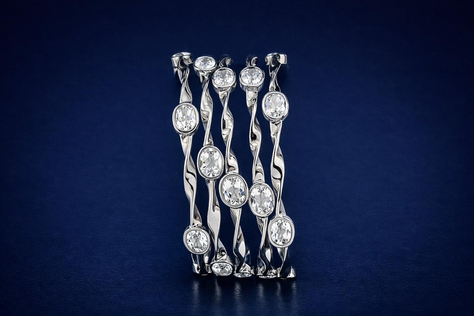 Diamond Wave Ring